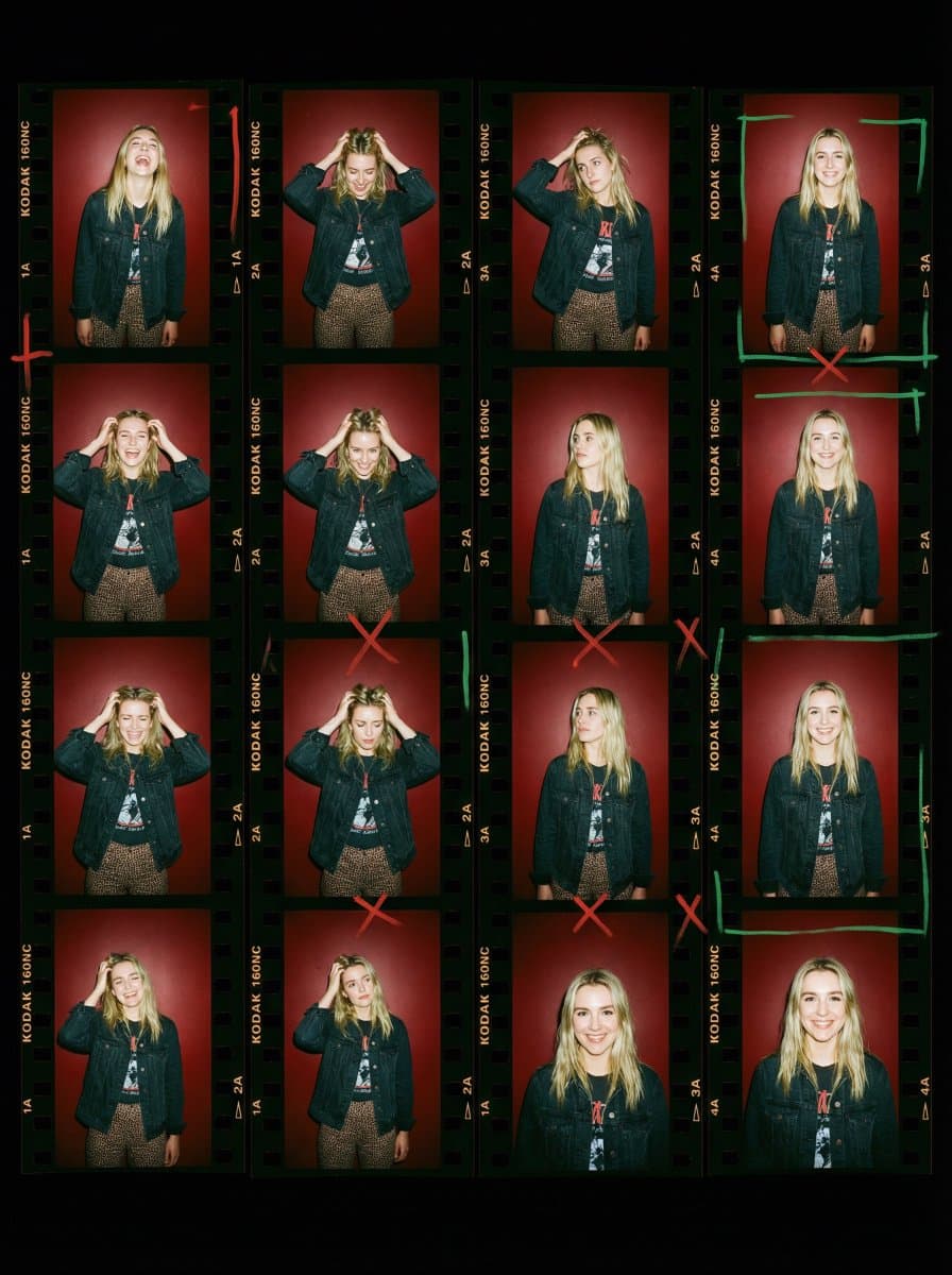 2000s Analog Film Contact Sheet Portrait Prompt